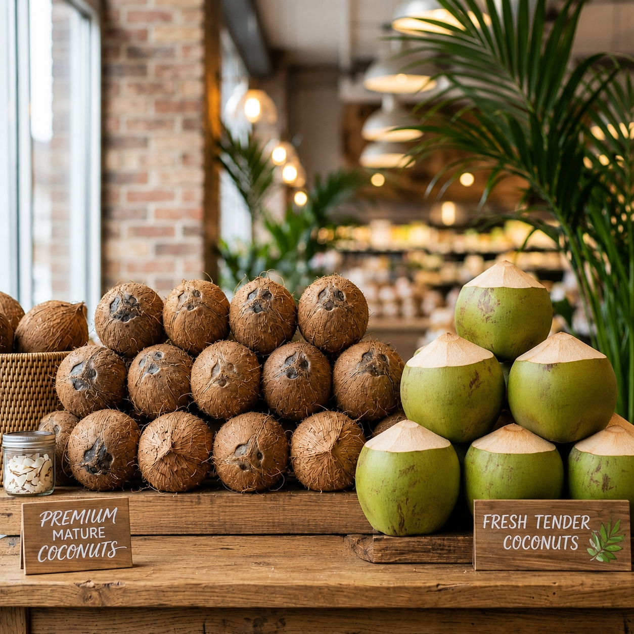 Coconuts (Fresh & Semi-Husked)